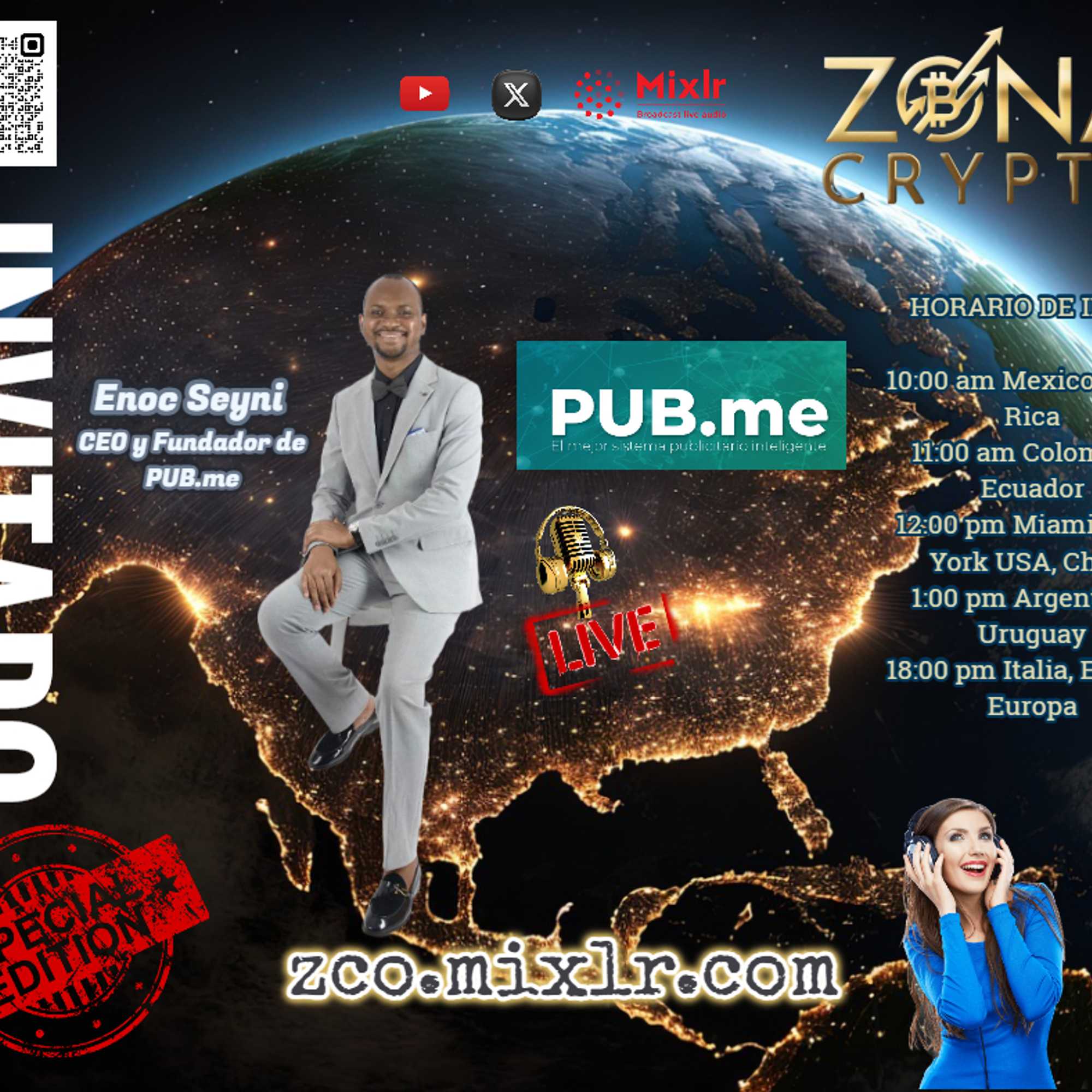 ZonaCryptO  Live Mixlr