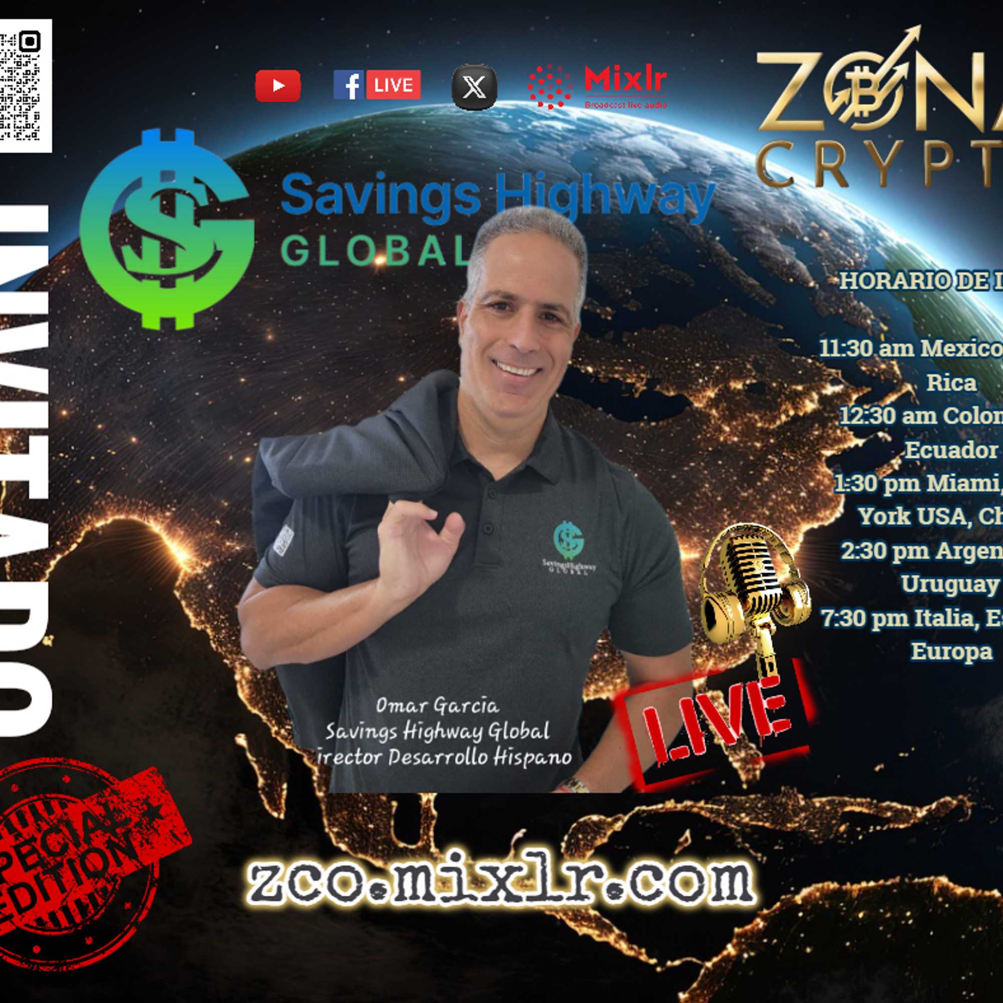 ZonaCryptO  Live Mixlr